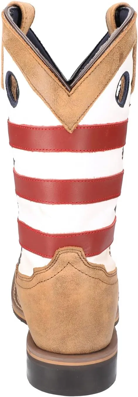 Smoky Mountain Ladies Stars/Stripes Sq Boots
