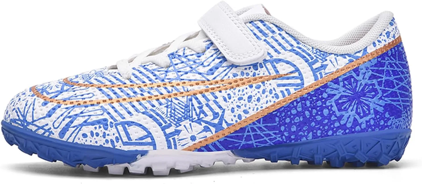Soccer Cleats for Kids Turf Soccer Shoes Indoor Boys Girls Football Shoes Youth TF AG Artificial Ground Trainning Athletic Sneakers Outdoor