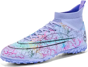 Soccer Cleats for Kids Turf Soccer Shoes Indoor Boys Girls Football Shoes Youth TF AG Artificial Ground Trainning Athletic Sneakers Outdoor
