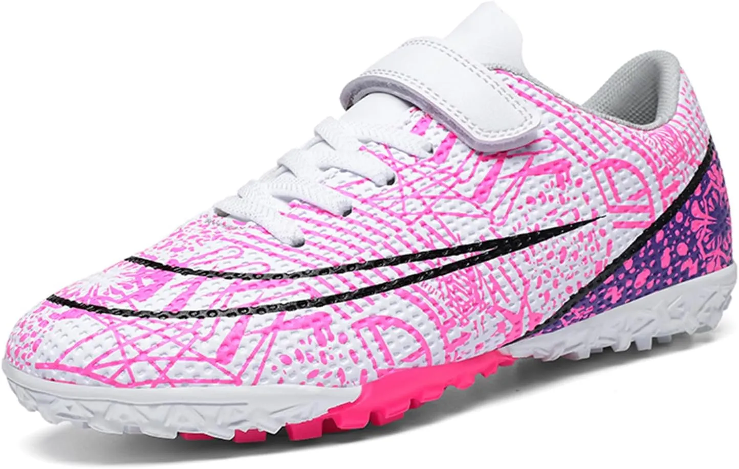Soccer Cleats for Kids Turf Soccer Shoes Indoor Boys Girls Football Shoes Youth TF AG Artificial Ground Trainning Athletic Sneakers Outdoor
