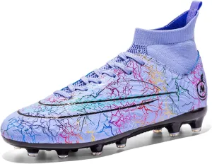 Soccer Cleats for Kids Turf Soccer Shoes Indoor Boys Girls Football Shoes Youth TF AG Artificial Ground Trainning Athletic Sneakers Outdoor