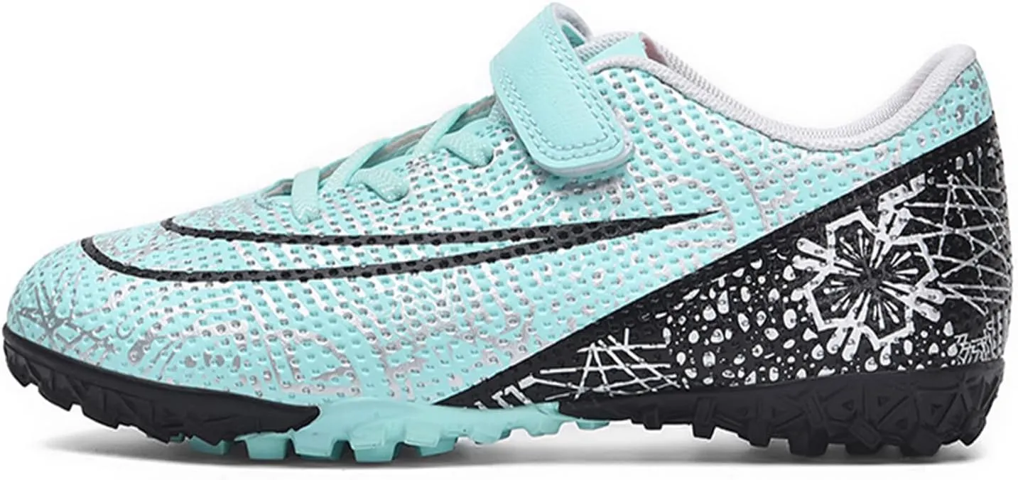 Soccer Cleats for Kids Turf Soccer Shoes Indoor Boys Girls Football Shoes Youth TF AG Artificial Ground Trainning Athletic Sneakers Outdoor