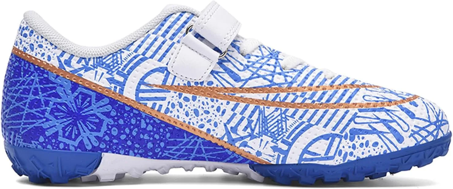 Soccer Cleats for Kids Turf Soccer Shoes Indoor Boys Girls Football Shoes Youth TF AG Artificial Ground Trainning Athletic Sneakers Outdoor