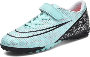 Soccer Cleats for Kids Turf Soccer Shoes Indoor Boys Girls Football Shoes Youth TF AG Artificial Ground Trainning Athletic Sneakers Outdoor