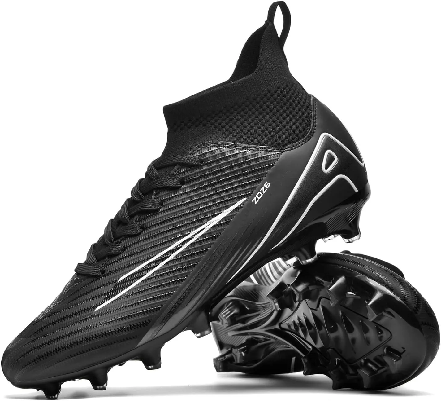 Soccer Cleats for Mens Womens Turf Soccer Shoes Indoor Unisex Football Boots AG FG TF Wide Training Sneaker Outdoor