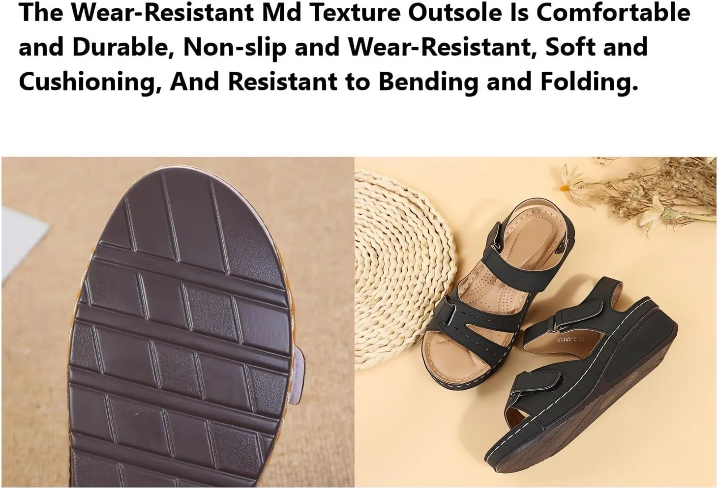 Soft & Stylish Wedge Sandals for Effortless Comfort 2025 Leather Orthopedic Walking Platform Sandals Women Casual Dressy Wide Wedge Dress Sport Ankle Back Strap Summer Sandals with Arch Support