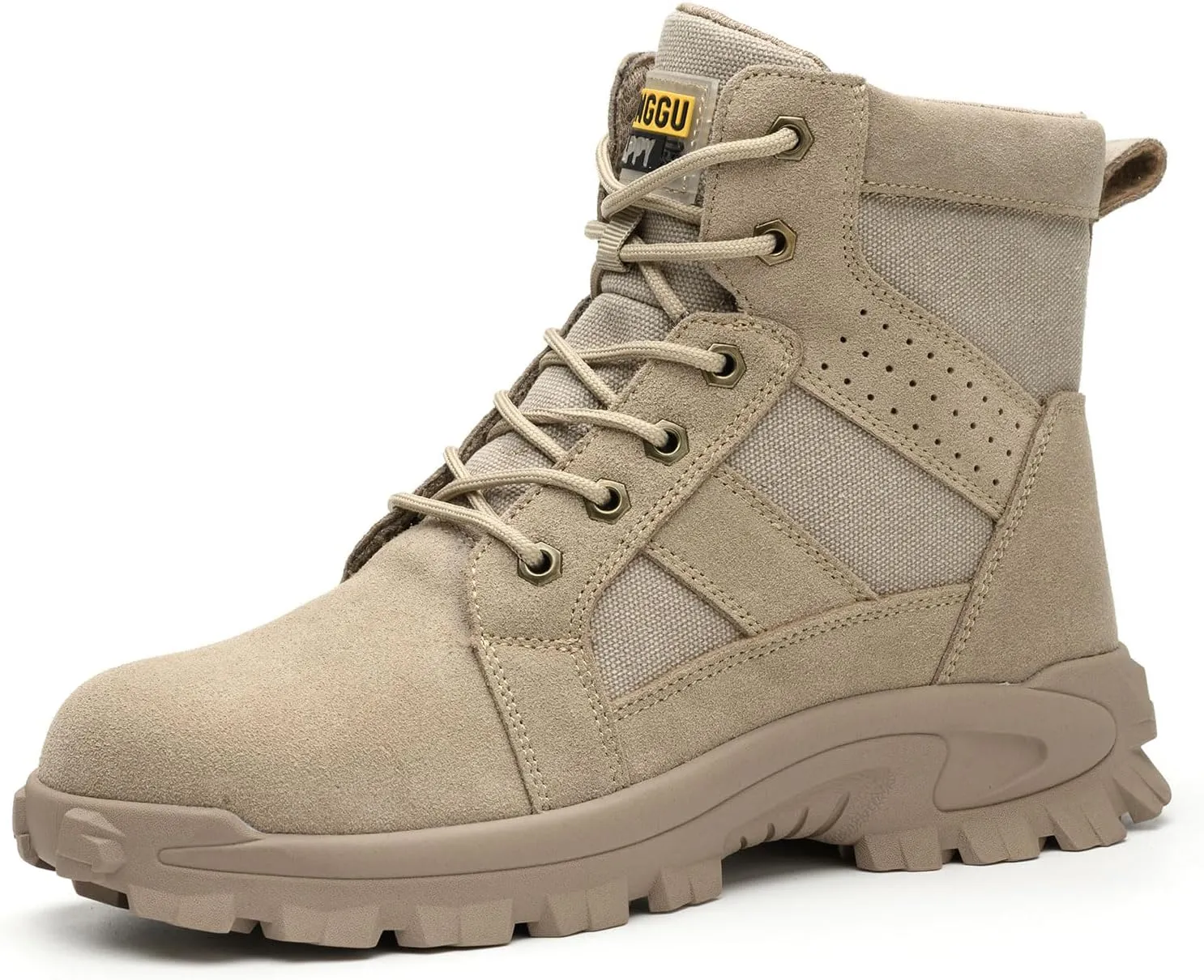 Steel Toe Boots for Men Comfortable Mens Work Boots Indestructible Construction Industrial Safety Boots