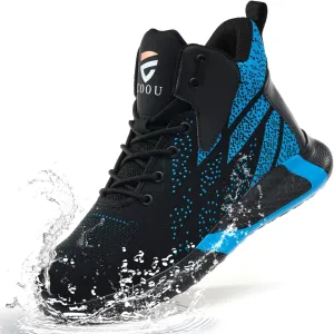 Steel Toe Shoes for Men Lightweight Comfortable Steel Toe Sneakers Waterproof Slip Resistant Steel Toe Boots for Women
