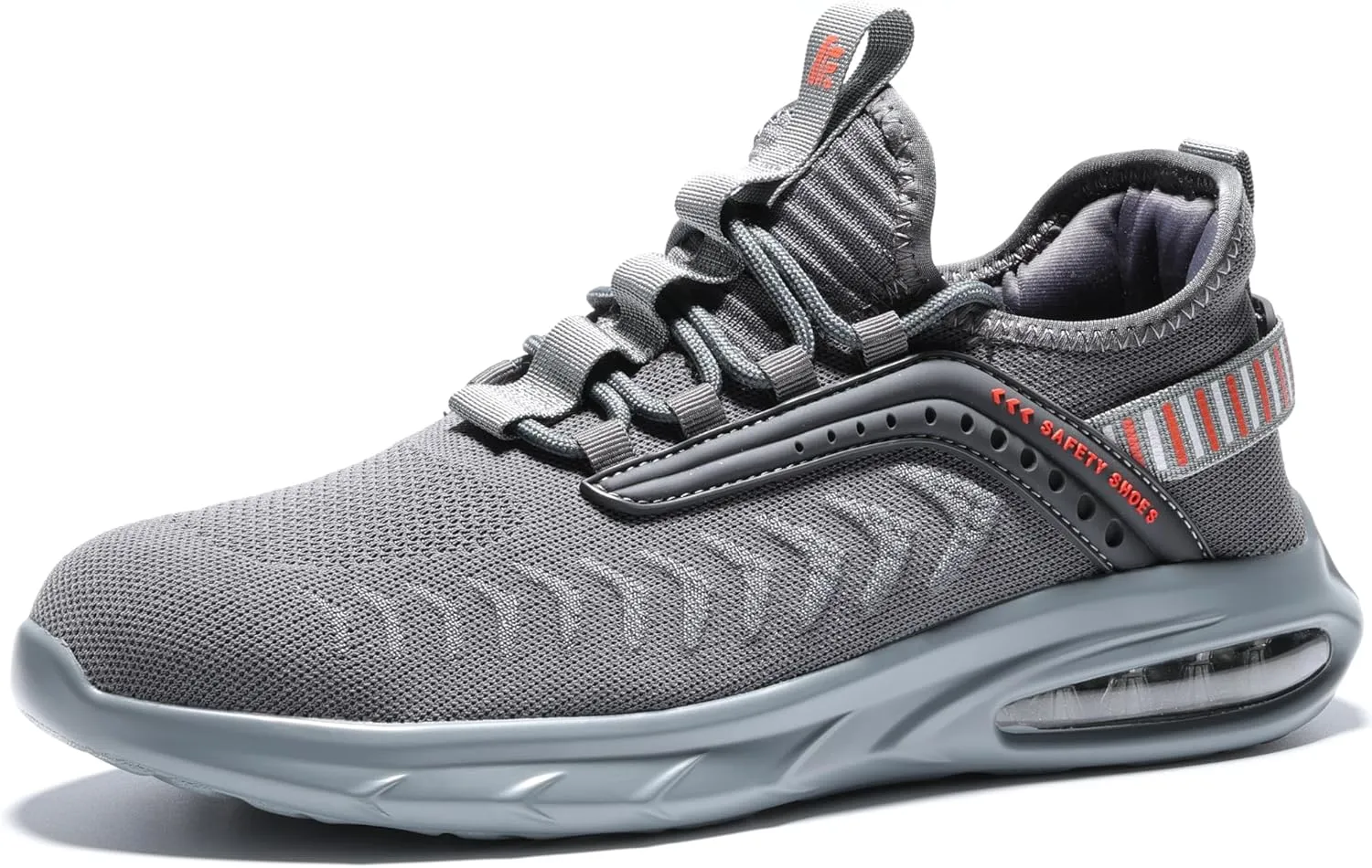 Steel Toe Shoes for Men Work Women Lightweight Air Cushion Sneakers Slip Resistant Safety Work Boots Indestructible Shoes