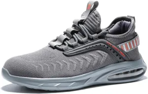 Steel Toe Shoes for Men Work Women Lightweight Air Cushion Sneakers Slip Resistant Safety Work Boots Indestructible Shoes