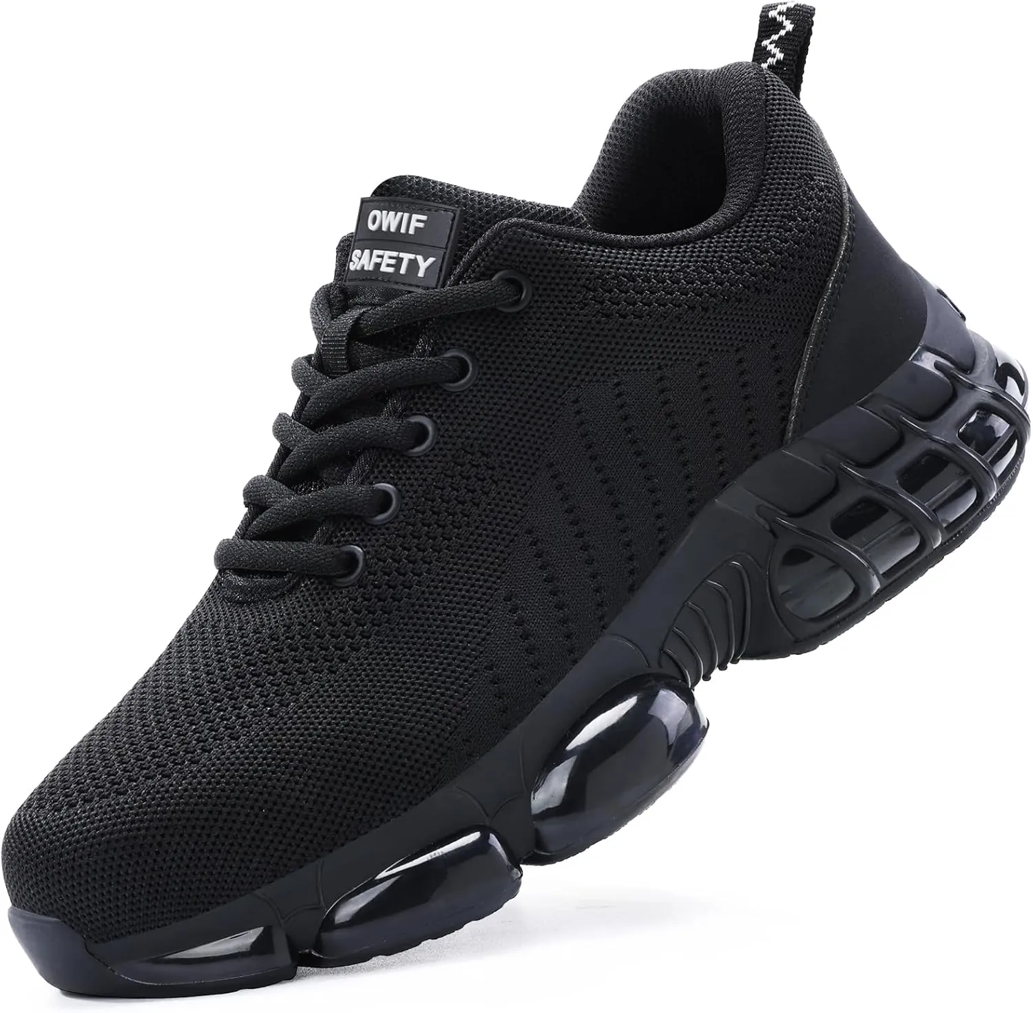 Steel Toe Work Shoes for Men Women Comfortable Lightweight Cushion Composite Toe Construction Safety Toe Shoes