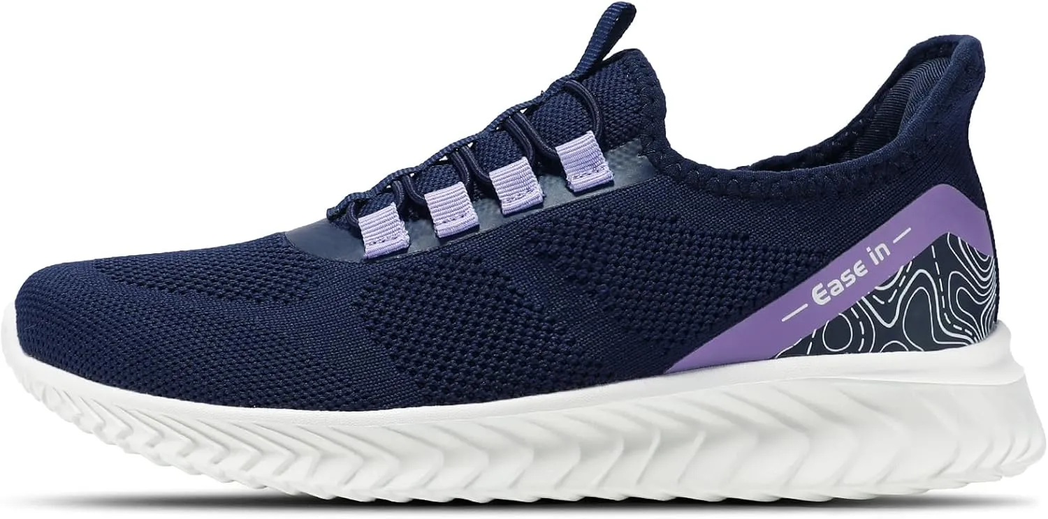 STQ Slip On Shoes Women Orthopedic Walking Sneakers Lightweight Ladies Pregnancy Maternity Tennis Shoes for Plantar Fasciitis Relief