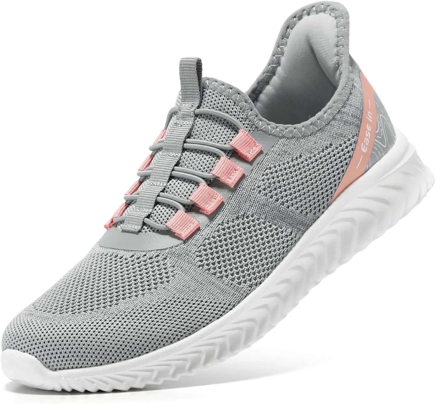 STQ Slip On Shoes Women Orthopedic Walking Sneakers Lightweight Ladies Pregnancy Maternity Tennis Shoes for Plantar Fasciitis Relief