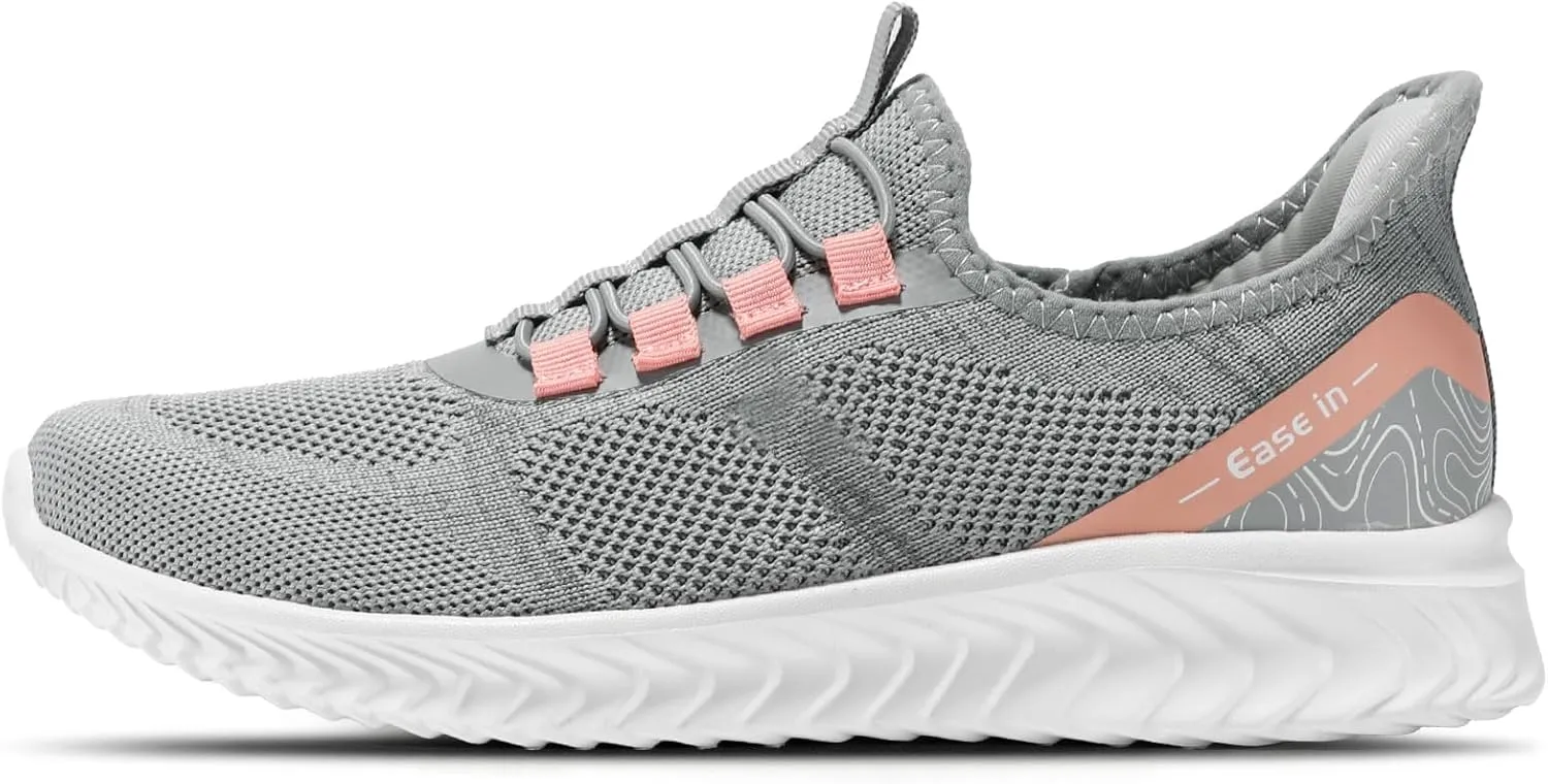STQ Slip On Shoes Women Orthopedic Walking Sneakers Lightweight Ladies Pregnancy Maternity Tennis Shoes for Plantar Fasciitis Relief