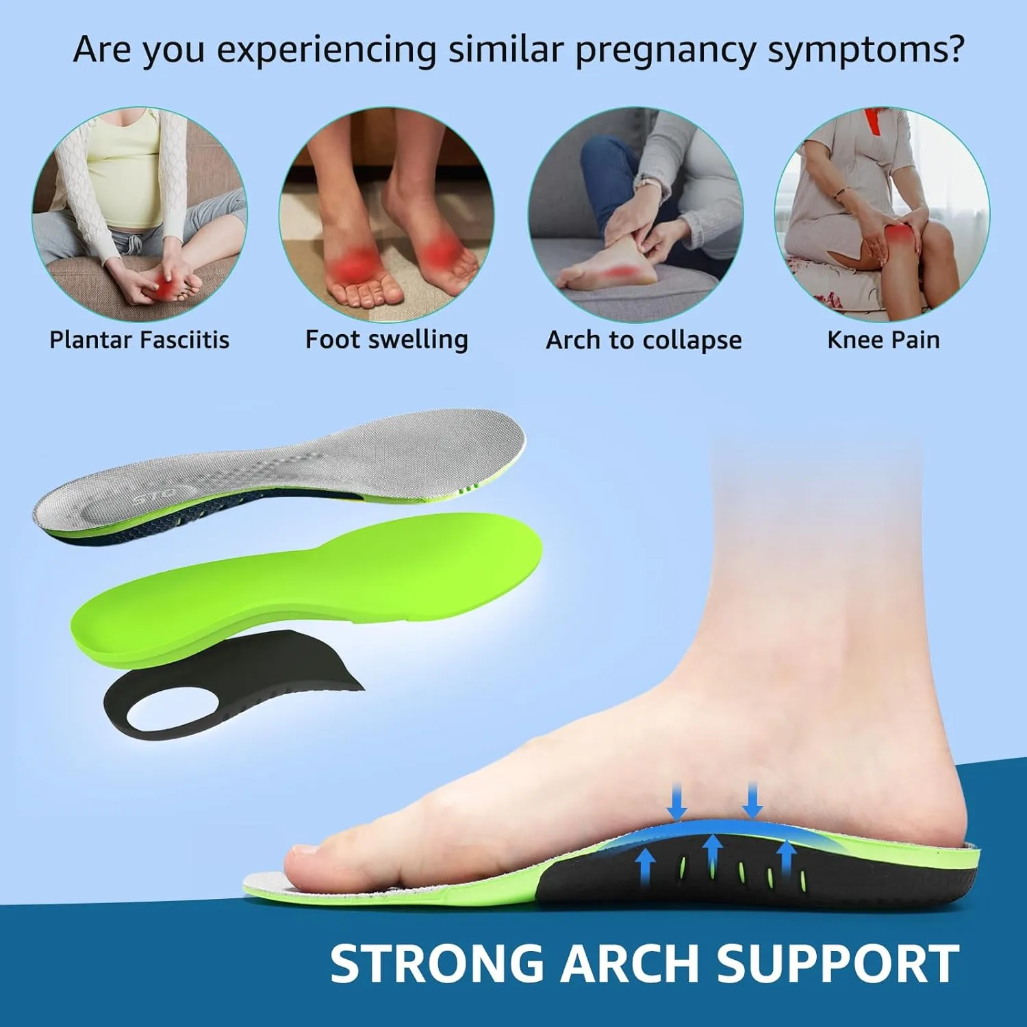 STQ Slip On Shoes Women Orthopedic Walking Sneakers Lightweight Ladies Pregnancy Maternity Tennis Shoes for Plantar Fasciitis Relief