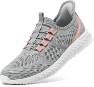 STQ Slip On Shoes Women Orthopedic Walking Sneakers Lightweight Ladies Pregnancy Maternity Tennis Shoes for Plantar Fasciitis Relief
