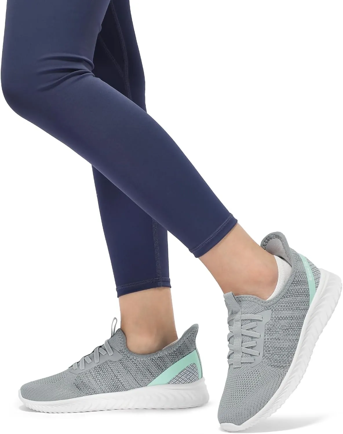 STQ Slip On Shoes Womens Orthopedic Walking Sneakers Lightweight Ladies Pregnancy Maternity Nurse Tennis Shoes for Plantar Fasciitis Relief Arch Support