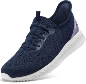 STQ Slip On Shoes Womens Orthopedic Walking Sneakers Lightweight Ladies Pregnancy Maternity Nurse Tennis Shoes for Plantar Fasciitis Relief Arch Support