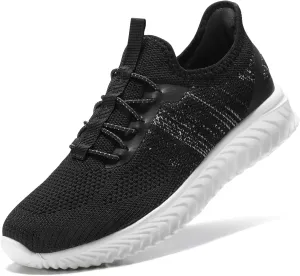 STQ Walking Shoes Women Wide Toe Box Slip on Sneakers with Maternity