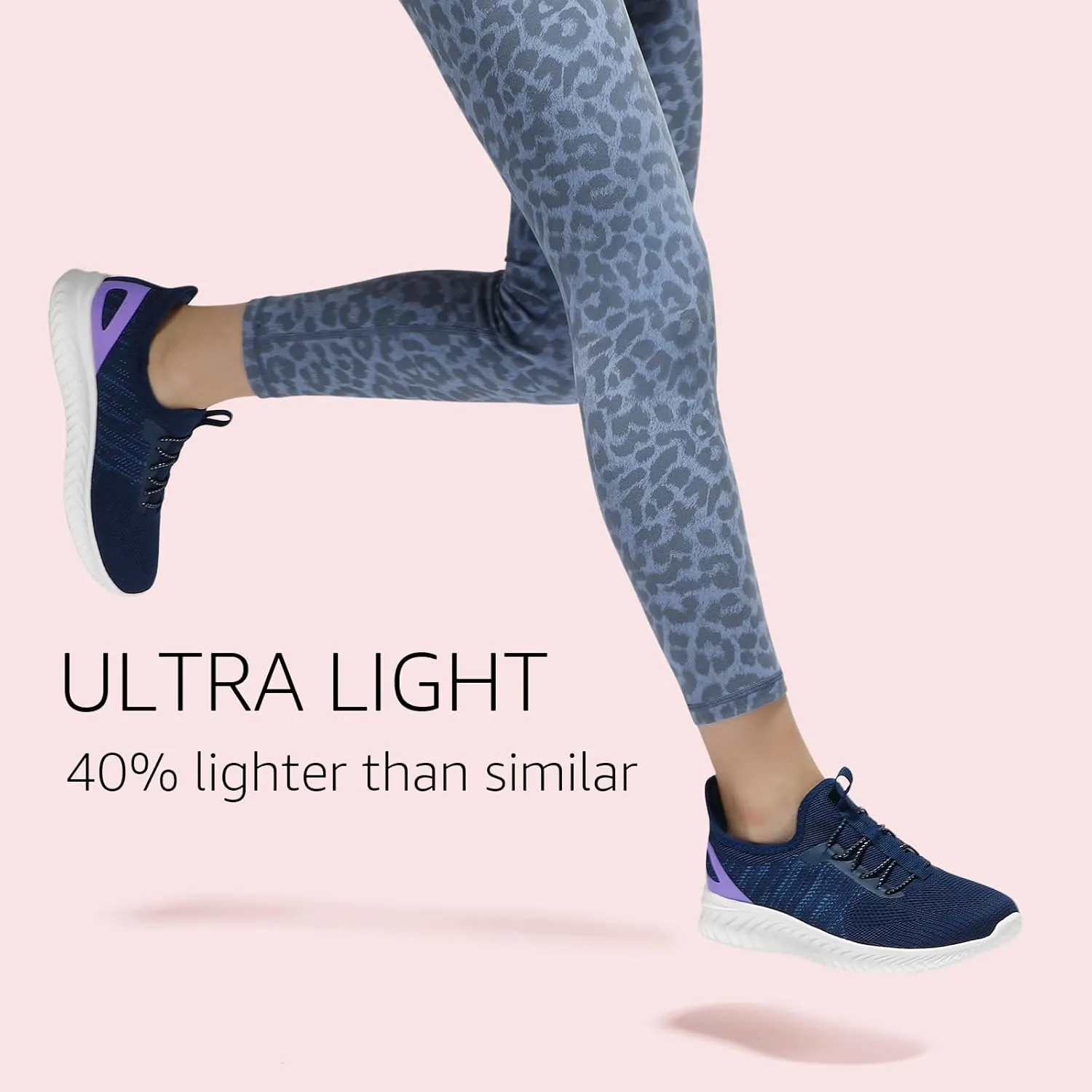 STQ Walking Shoes Women Wide Toe Box Slip on Sneakers with Maternity