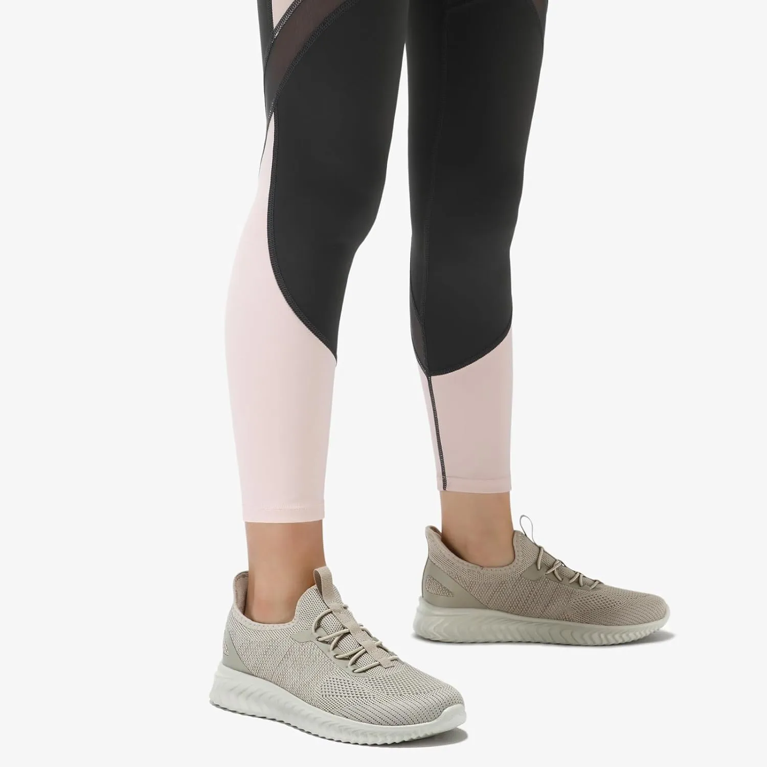 STQ Walking Shoes Women Wide Toe Box Slip on Sneakers with Maternity