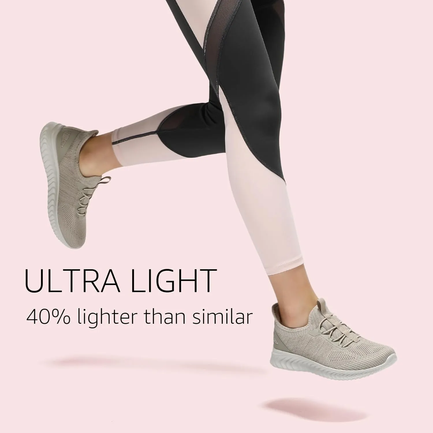 STQ Walking Shoes Women Wide Toe Box Slip on Sneakers with Maternity