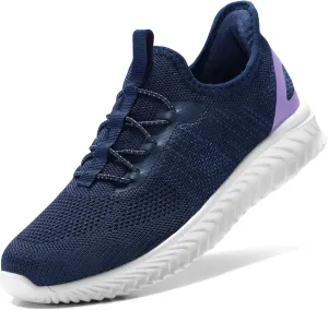 STQ Walking Shoes Women Wide Toe Box Slip on Sneakers with Maternity