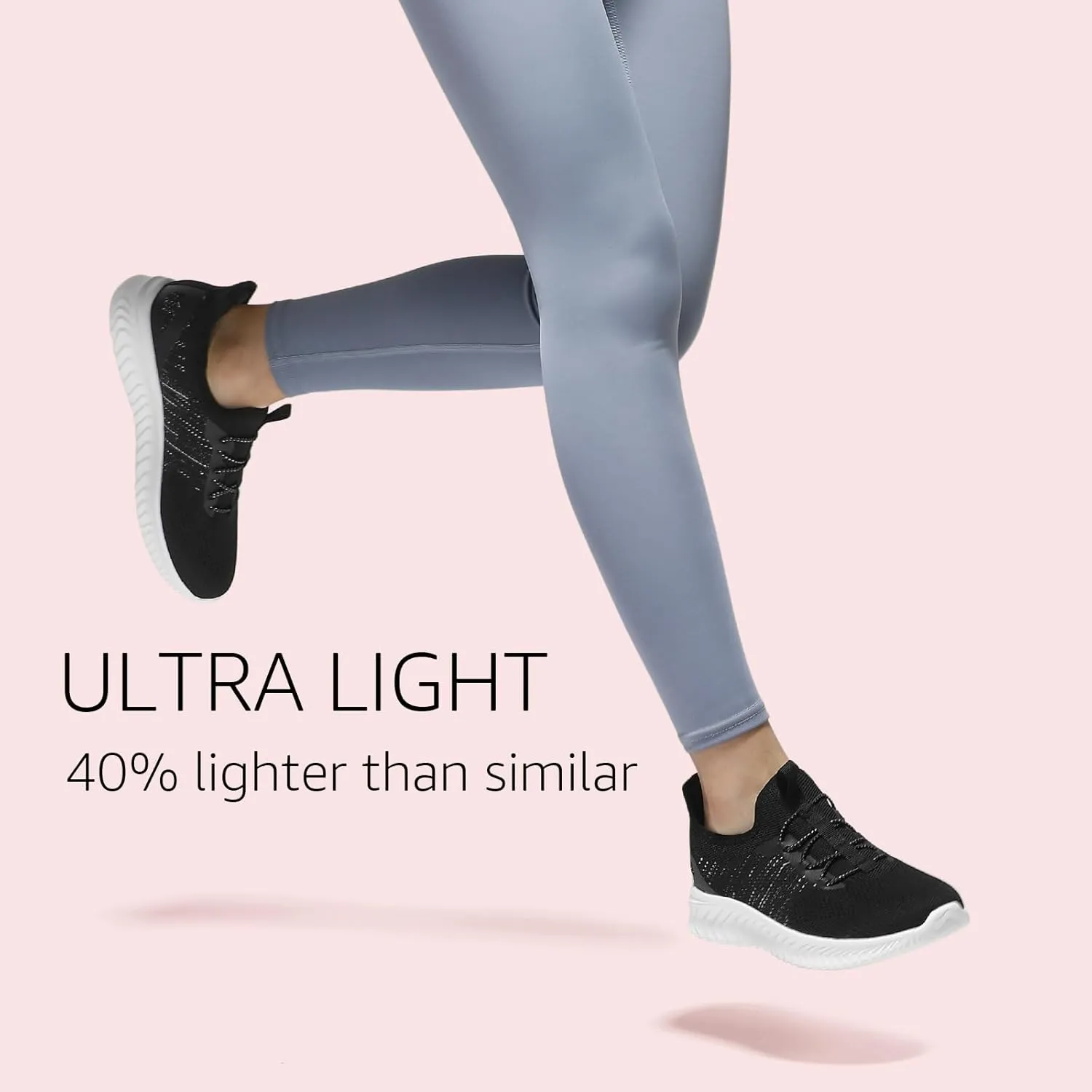 STQ Walking Shoes Women Wide Toe Box Slip on Sneakers with Maternity