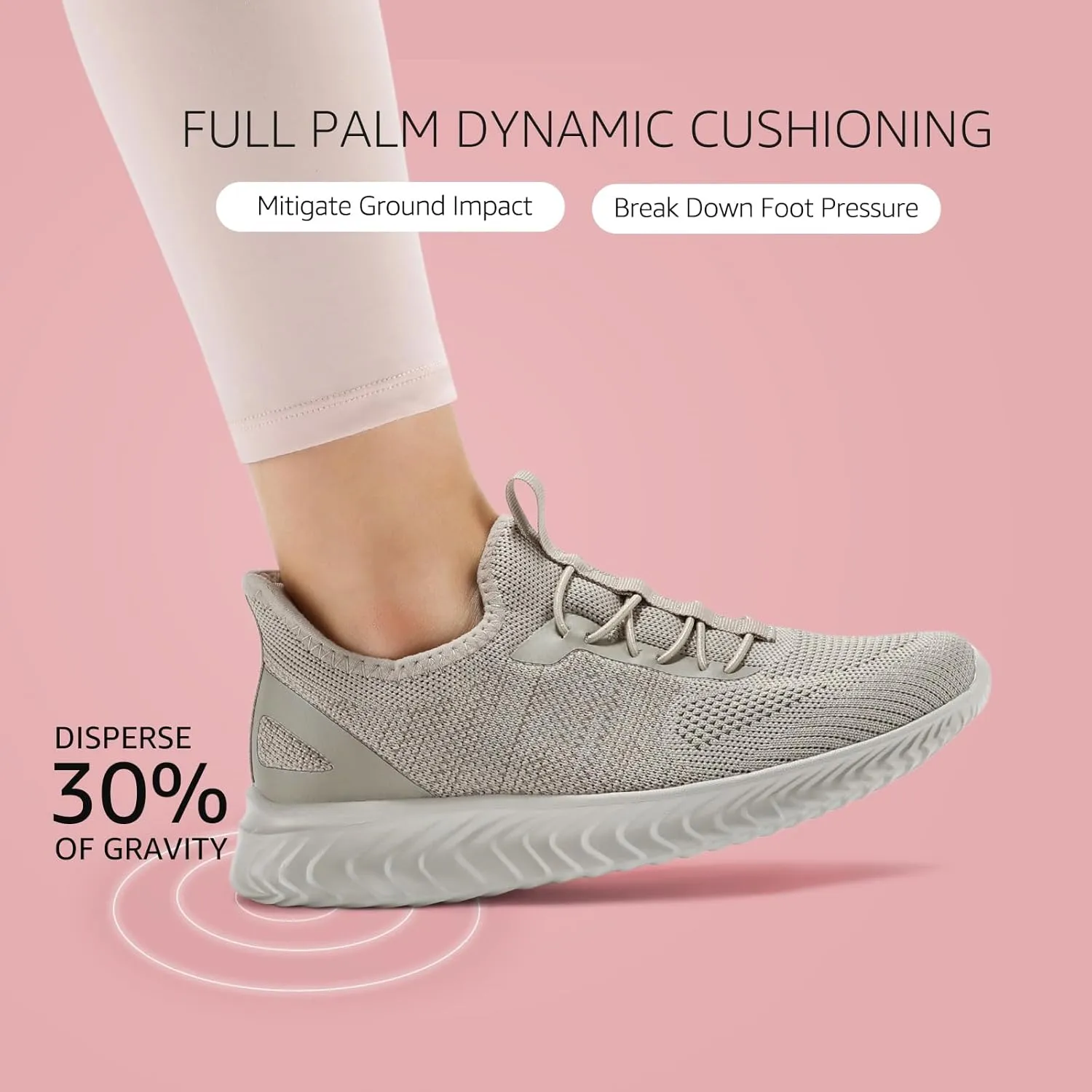 STQ Walking Shoes Women Wide Toe Box Slip on Sneakers with Maternity