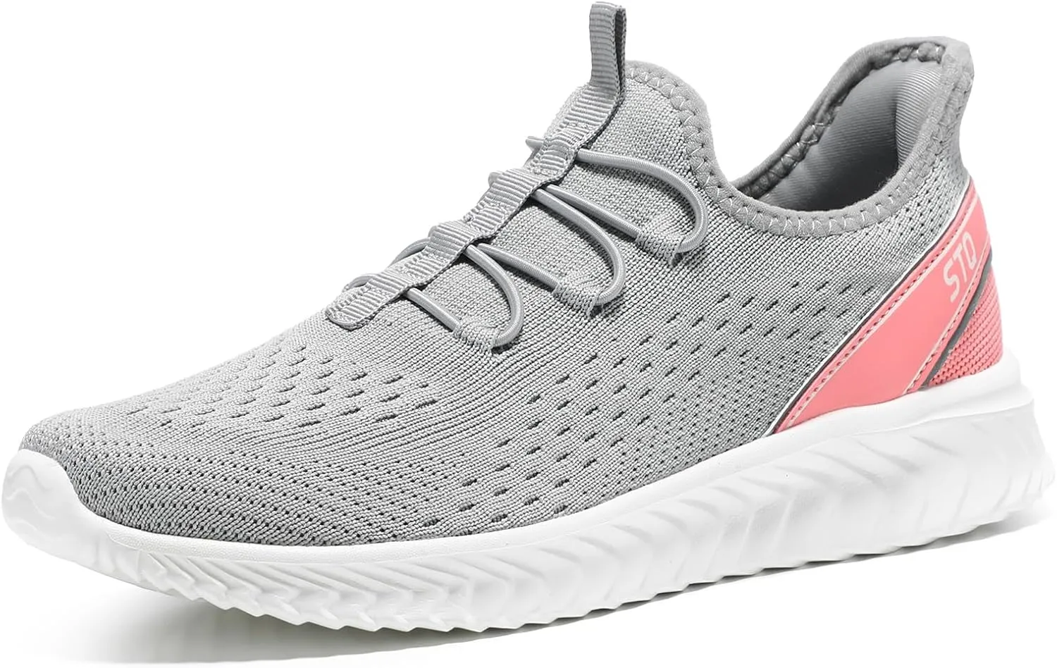 STQ Womens Orthopedic Walking Shoes Comfortable Slip on Sneakers for Plantar Fasciitis