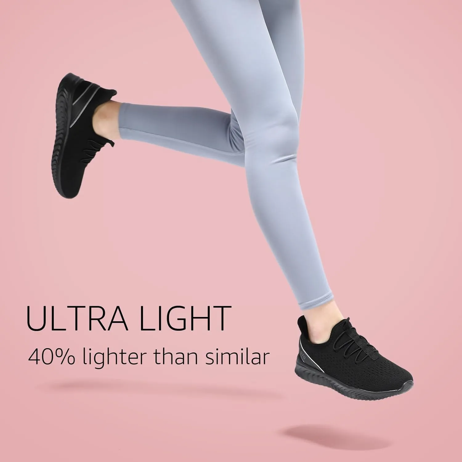 STQ Womens Orthopedic Walking Shoes Comfortable Slip on Sneakers for Plantar Fasciitis