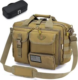 Stypos Tactical Messenger Bag 14 inch Briefcase for Man Military Laptop Bag Messenger Shoulder Bag Flight Bags for Pilots