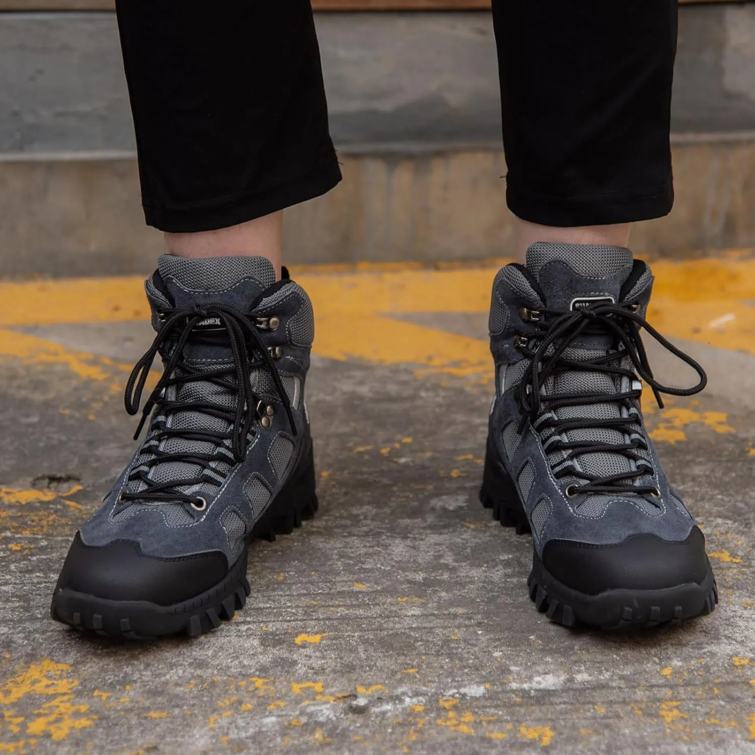SUADEX Steel Toe Boots for Men Women Indestructible Non Slip Comfortable Work Boot Safety Construction Shoes