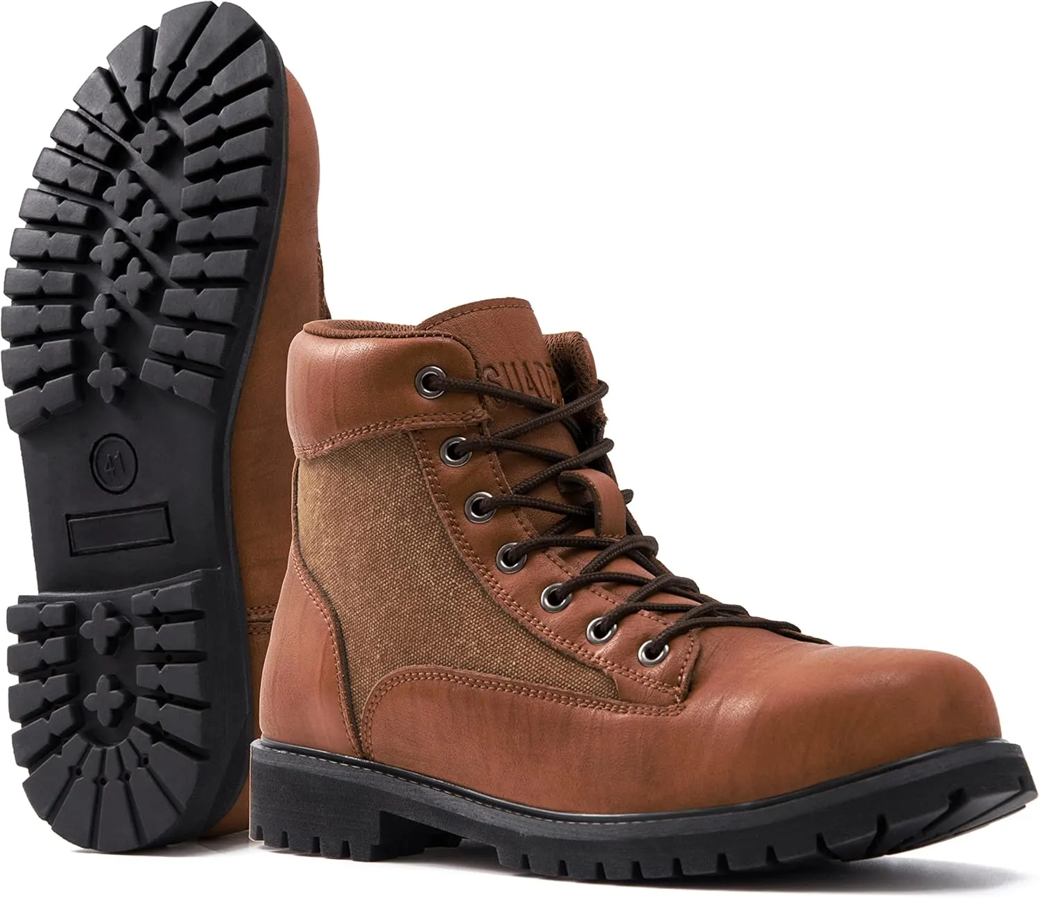 SUADEX Steel Toe Boots for Men Women,Heat Resistant Indestructible Work Safety Boot Outdoor Protection Construction Shoes