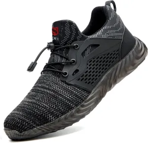 SUADEX Steel Toe Shoes Men Women Indestructible Work Safety Shoes Working Industrial Construction Sneakers