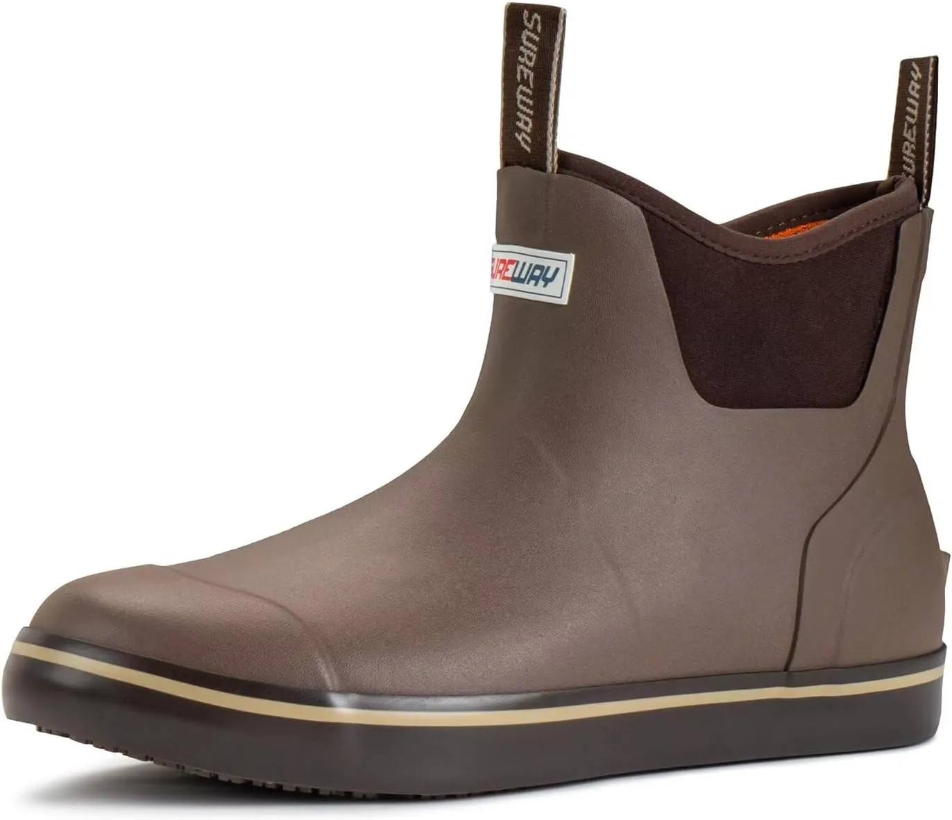 SUREWAY Women's Deck Boots Professional Non-Slip Fishing & Ankle Deck Boot Waterproof Rain Boots