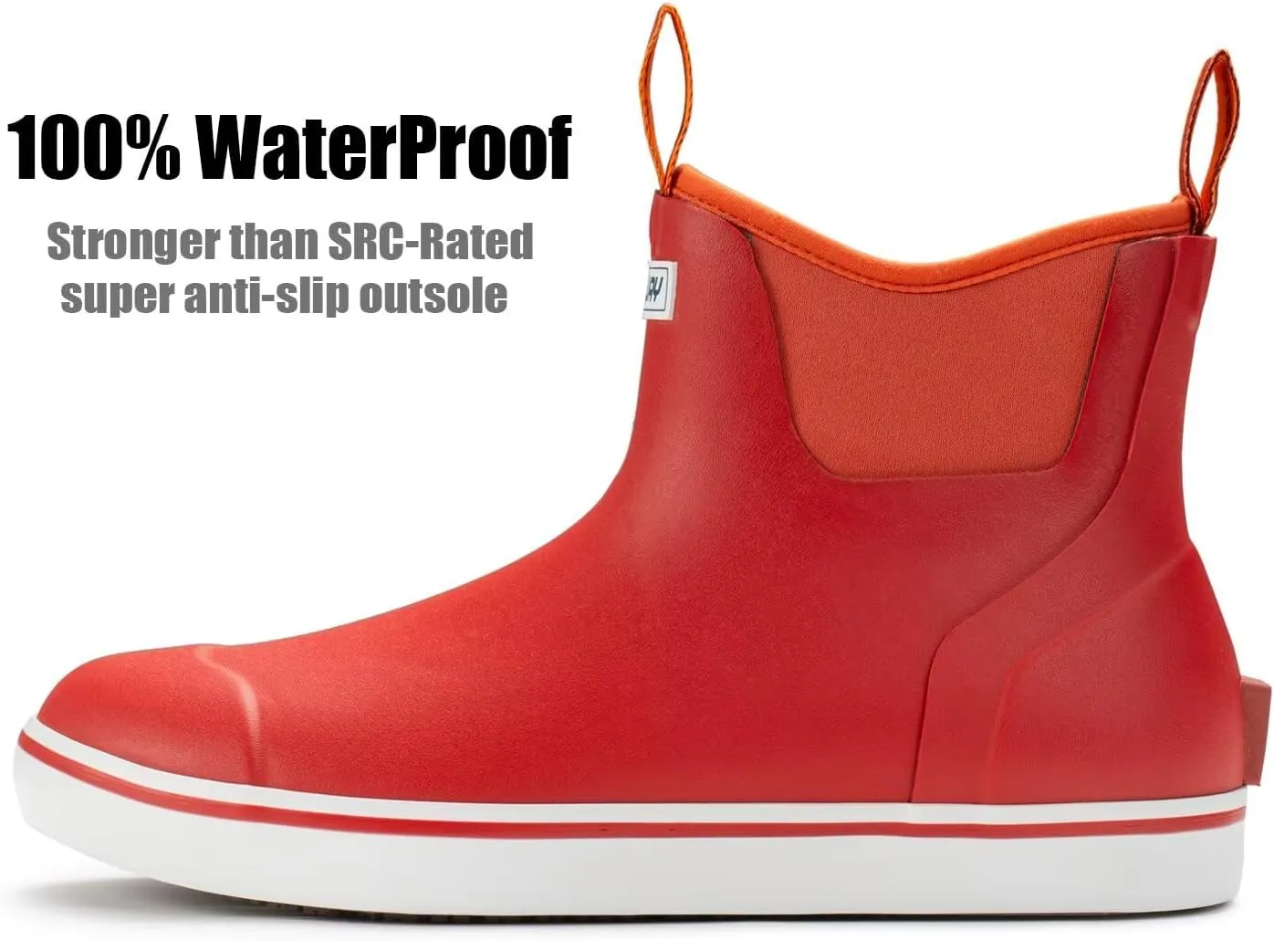 SUREWAY Women's Deck Boots Professional Non-Slip Fishing & Ankle Deck Boot Waterproof Rain Boots