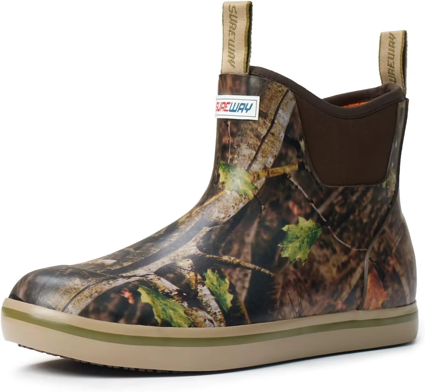 SUREWAY Women's Deck Boots Professional Non-Slip Fishing & Ankle Deck Boot Waterproof Rain Boots