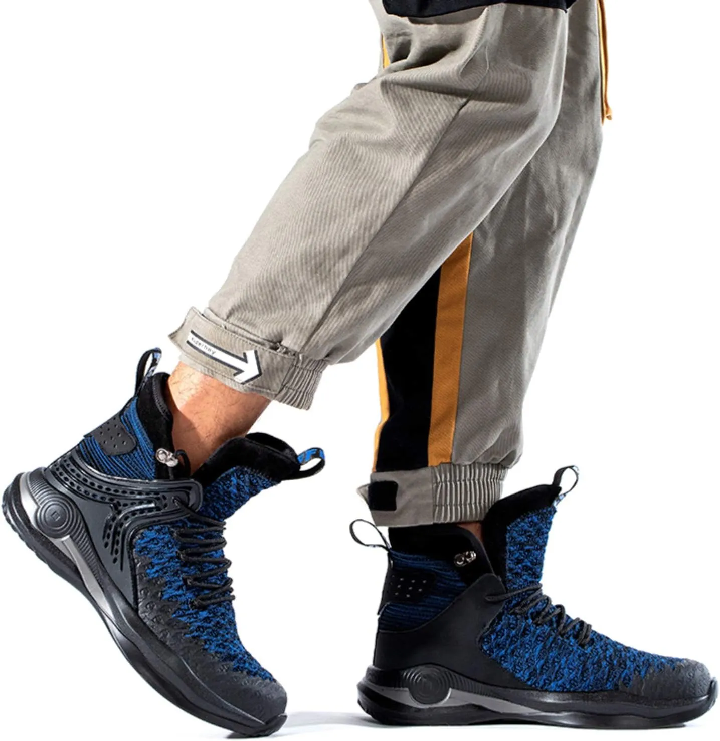 SYLPHID Steel Toe Boots for Men Safety Shoes for Women Work Sneakers Slip Resistant