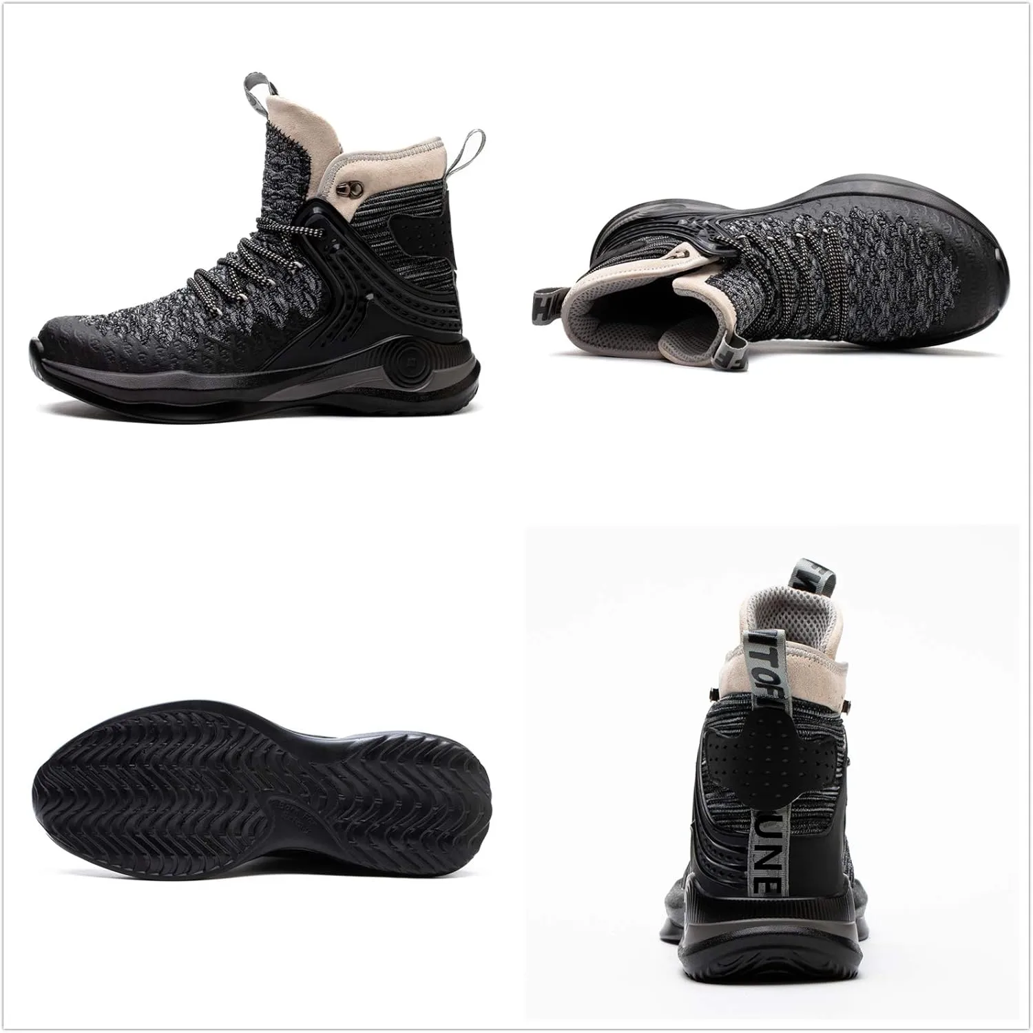 SYLPHID Steel Toe Boots for Men Safety Shoes for Women Work Sneakers Slip Resistant