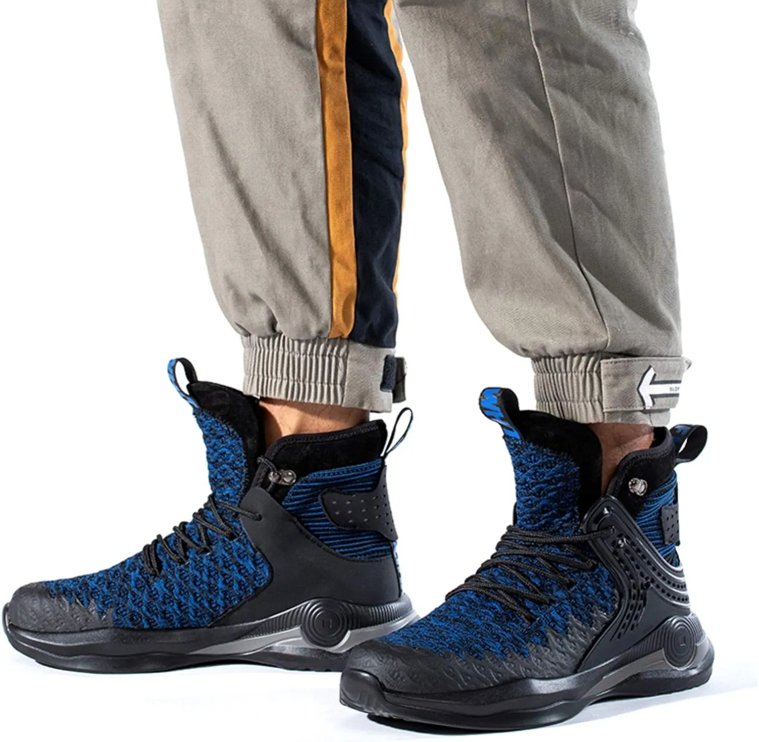 SYLPHID Steel Toe Boots for Men Safety Shoes for Women Work Sneakers Slip Resistant