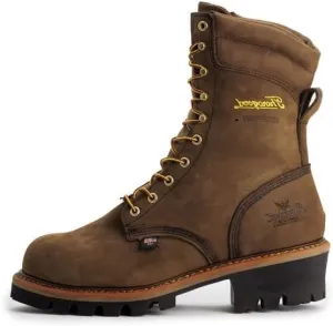 Thorogood V-Series 6” Waterproof Composite Toe Work Boots for Men - Premium Leather with Goodyear Storm Welt, Comfort Insole, and Chevron Traction Outsole; ASTM Rated