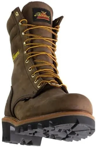 Thorogood V-Series 6” Waterproof Composite Toe Work Boots for Men - Premium Leather with Goodyear Storm Welt, Comfort Insole, and Chevron Traction Outsole; ASTM Rated