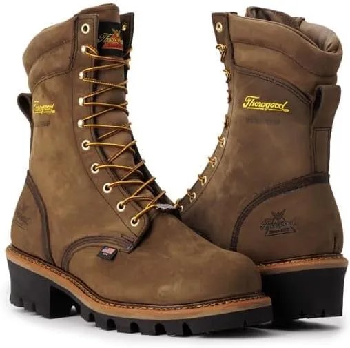 Thorogood V-Series 6” Waterproof Composite Toe Work Boots for Men - Premium Leather with Goodyear Storm Welt, Comfort Insole, and Chevron Traction Outsole; ASTM Rated