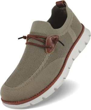 TM WILL Shoes for Men Classic Dress Shoes Men's Shoes Men's Lace Up Loafers Comfortable & Light-Weight