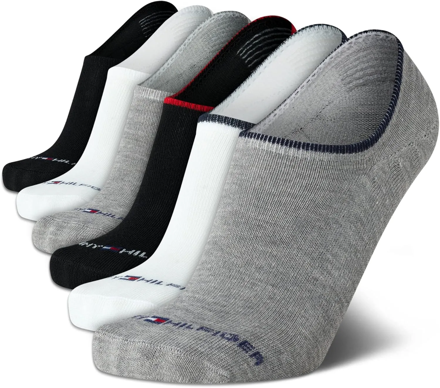 Tommy Hilfiger Men's Athletic Socks - Cushion Sport Liners (6 Pack)