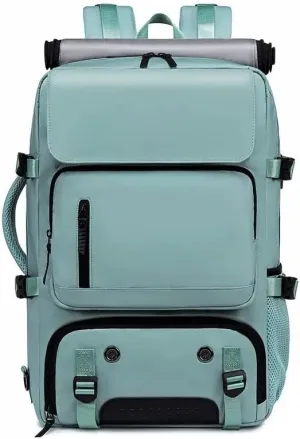 Travel Backpack for Men Women, Personal Item Travel Bag with Multi-Pockets, Carry on Backpack Fits 17.3/15.6inch Laptop (Blue, 17.3 inch)