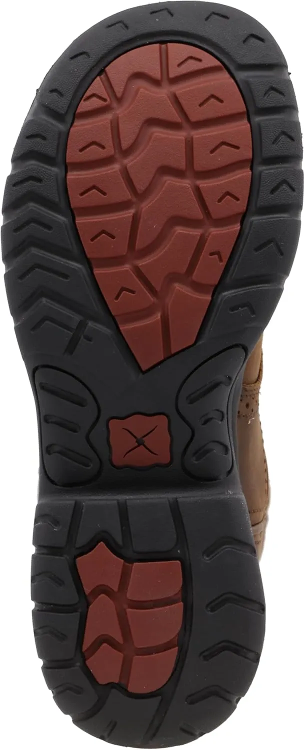 Twisted X Women's 9" All Around Work Boot - Versatile Women's Western Work Boots - Water Resistant Oiled Leather Shaft, Made for Barn Use