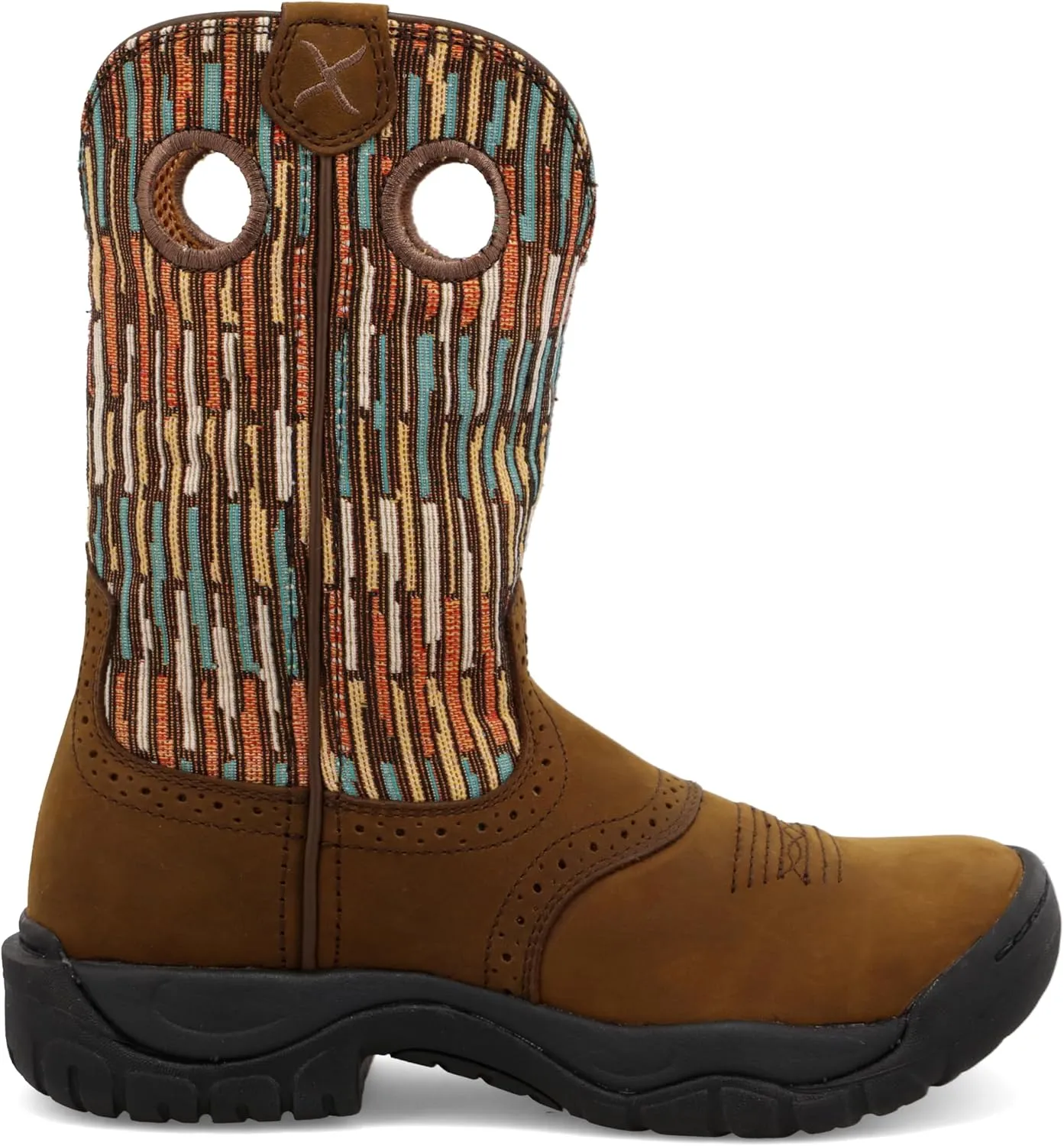 Twisted X Women's 9" All Around Work Boot - Versatile Women's Western Work Boots - Water Resistant Oiled Leather Shaft, Made for Barn Use