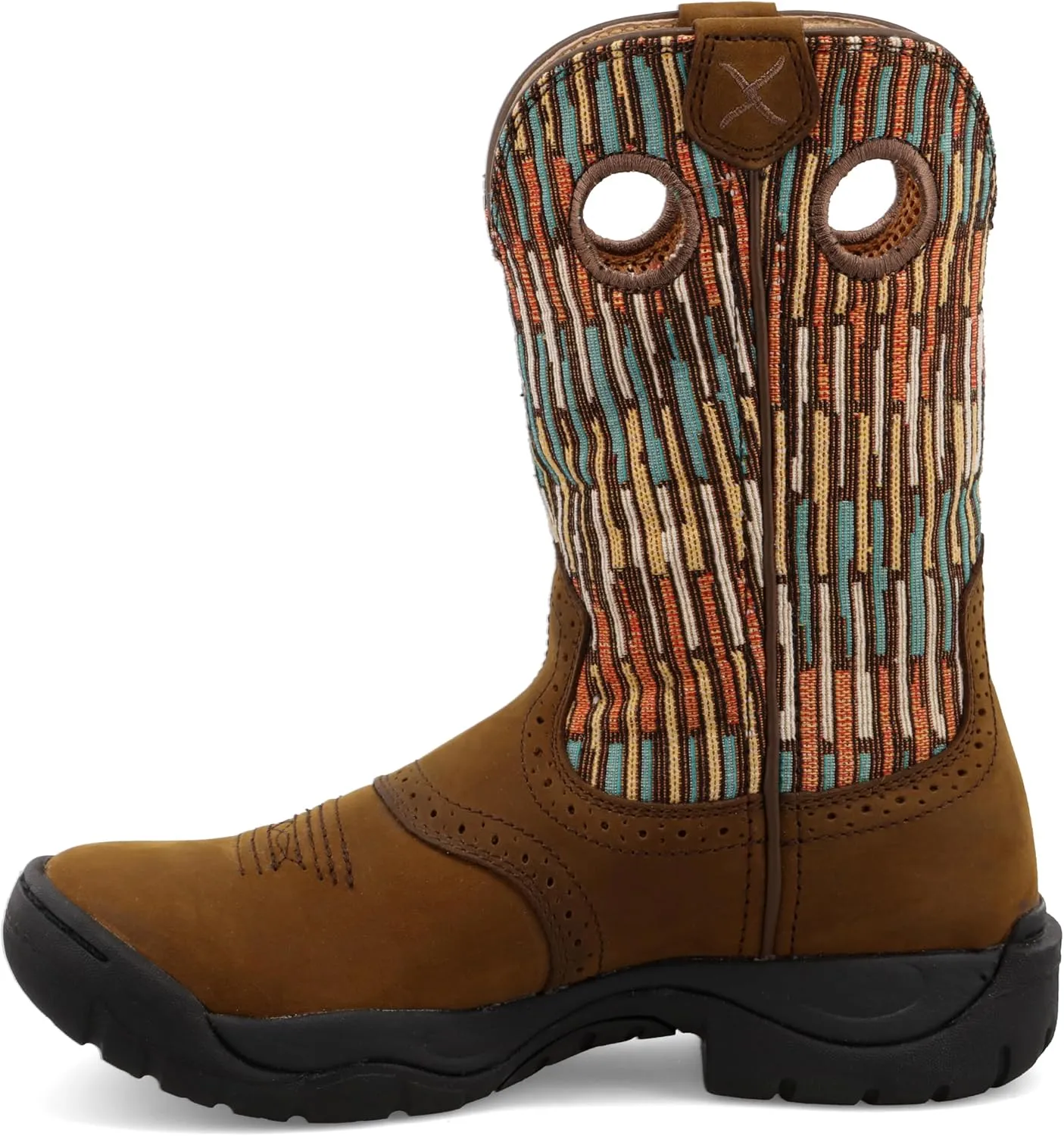 Twisted X Women's 9" All Around Work Boot - Versatile Women's Western Work Boots - Water Resistant Oiled Leather Shaft, Made for Barn Use